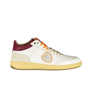 Blauer Sleek White Sneakers with Contrast Accents