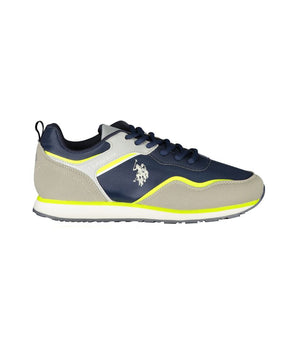 U.S. POLO ASSN. Blue Polyester Sneaker