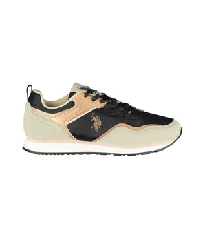 U.S. POLO ASSN. Black Polyester Sneaker