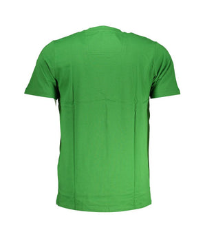 Cavalli Class Green Cotton T-Shirt