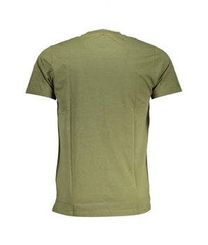 Cavalli Class Green Cotton T-Shirt