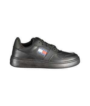 Tommy Hilfiger Black Polyester Sneaker