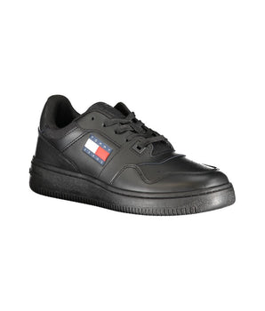 Tommy Hilfiger Black Polyester Sneaker