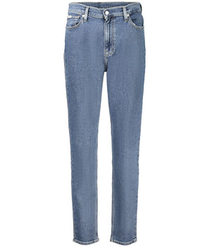 Calvin Klein Blue Cotton Women Jeans