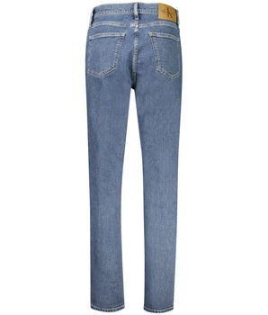 Calvin Klein Blue Cotton Women Jeans