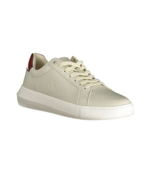 Calvin Klein Brown Leather Men Sneaker