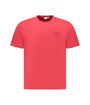 Pepe Jeans Red Cotton Men T-Shirt