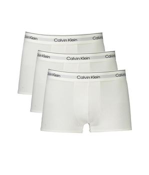Calvin Klein White Cotton Men Boxer Short