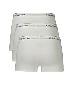 Calvin Klein White Cotton Men Boxer Short