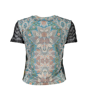 Desigual Blue Polyester Women T-Shirt