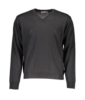 Romeo Gigli Black Wool Men Sweater
