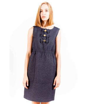 Love Moschino Blue Cotton Women's Dress