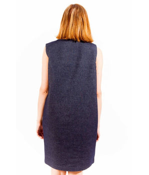 Love Moschino Blue Cotton Women's Dress