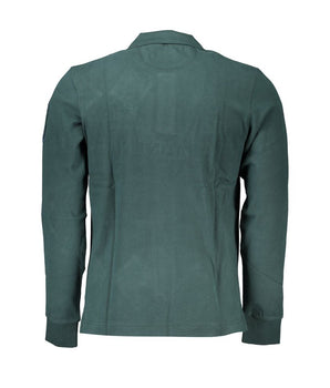 La Martina Classic Green Polo Shirt with Embroidery Detail