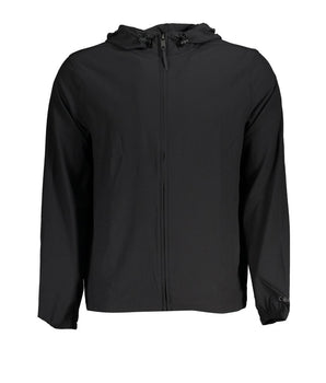 Calvin Klein Black Polyester Men's Sport Jacket
