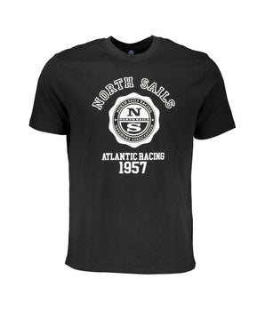 North Sails Black Cotton T-Shirt