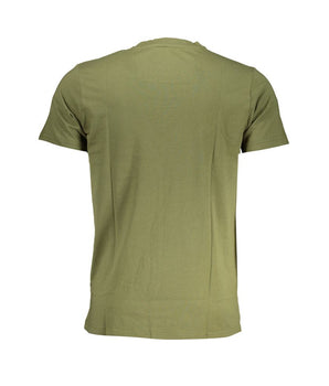 Cavalli Class Green Cotton T-Shirt