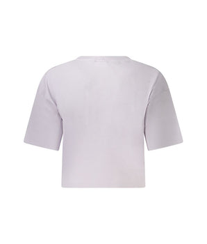 Fila Pink Cotton Women T-Shirt