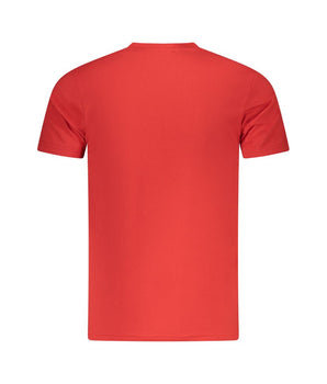 Cavalli Class Red Cotton Men T-Shirt