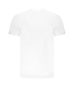 Cavalli Class White Cotton Men T-Shirt