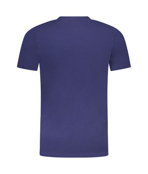 Cavalli Class Blue Cotton Men T-Shirt