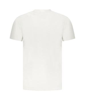 Cavalli Class White Cotton Men T-Shirt