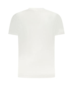 Cavalli Class White Cotton Men T-Shirt