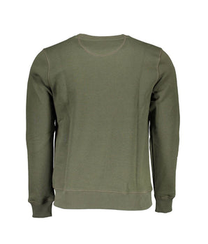 North Sails Green Cotton Men Sweater