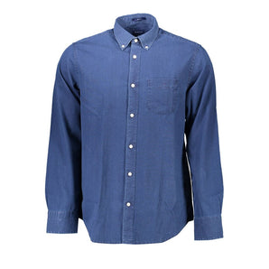 Gant Blue Cotton Men's Shirt