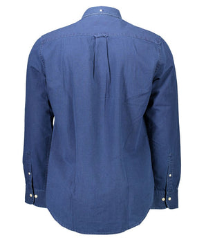 Gant Blue Cotton Men Shirt