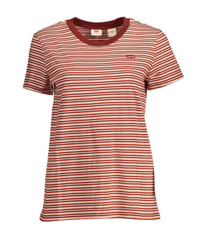 Levi's Red Cotton Women T-Shirt