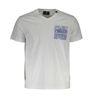 Men's Plein Sport White Cotton T-Shirt