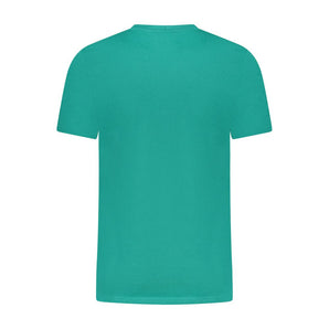 Cavalli Class Green Cotton T-Shirt