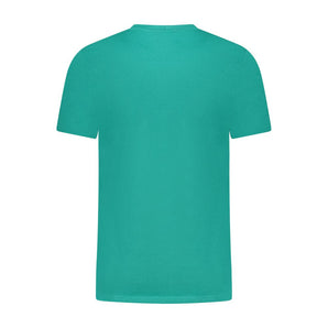 Cavalli Class Green Cotton T-Shirt