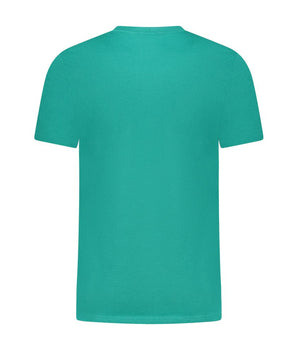 Cavalli Class Green Cotton T-Shirt