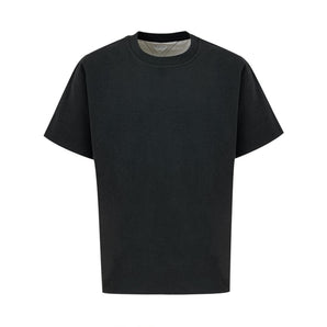 Bottega Veneta Camiseta de algodón gris