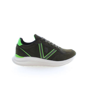 U.S. POLO ASSN. Green Polyester Men Sneaker