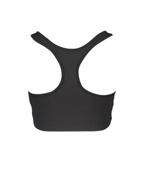 Fila Black Polyester Women Sports Bra