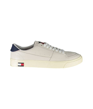 Tommy Hilfiger White Leather Men Sneaker