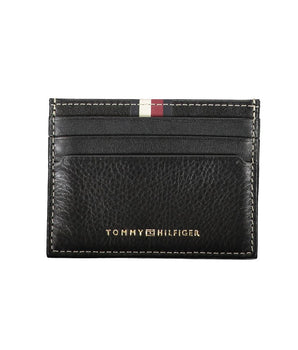 Tommy Hilfiger Men's Black Leather Wallet