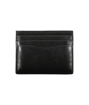 Calvin Klein Sleek Black Leather Card Holder