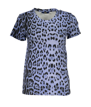 Cavalli Class Blue Cotton Women T-Shirt