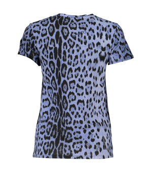 Cavalli Class Blue Cotton Women T-Shirt
