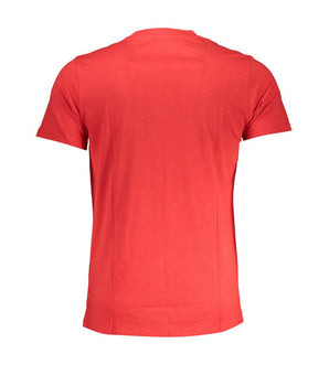 Cavalli Class Red Cotton T-Shirt