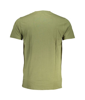 Cavalli Class Green Cotton T-Shirt