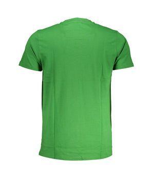 Cavalli Class Green Cotton T-Shirt