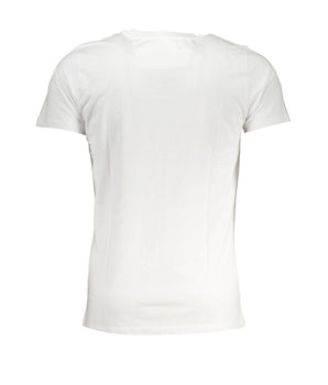 Cavalli Class White Cotton T-Shirt
