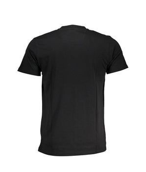 Cavalli Class Black Cotton T-Shirt