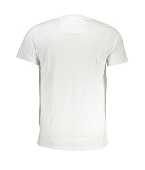 Cavalli Class White Cotton T-Shirt