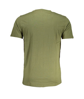 Cavalli Class Green Cotton T-Shirt